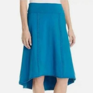 Prana Tia High Low Skirt Teal Medium